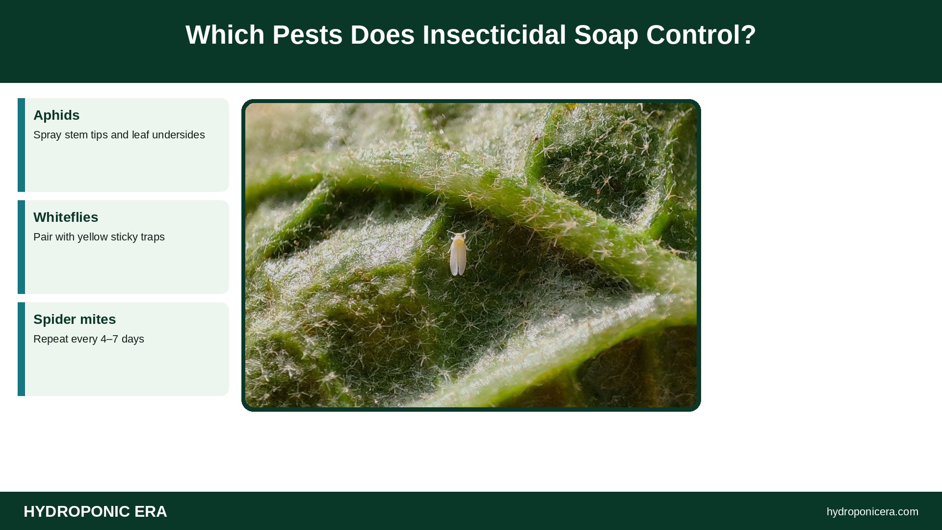 insecticidal soap — Which Pests Does Insecticidal Soap Control?