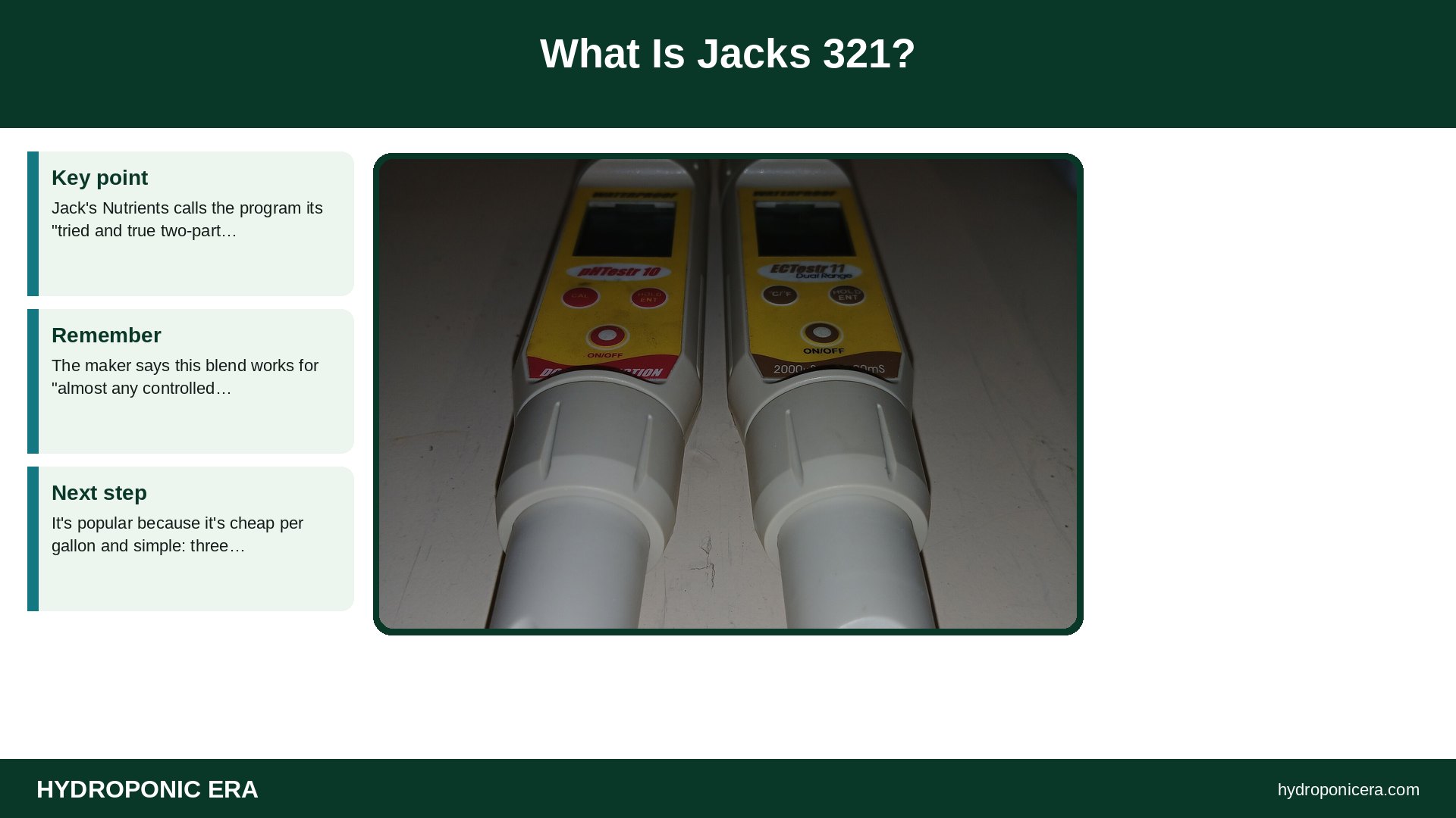 jacks 321 — What Is Jacks 321?