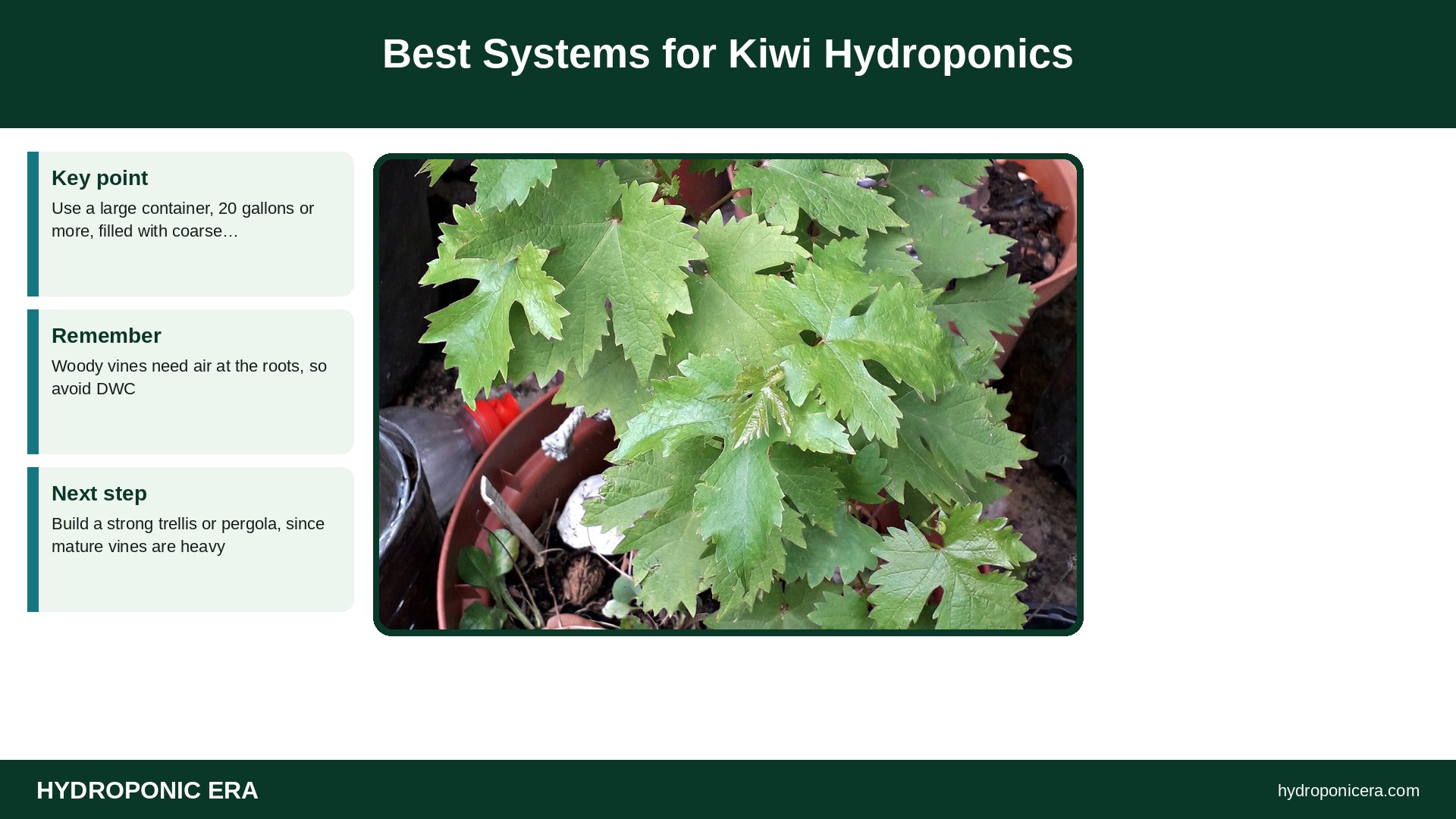 kiwi hydroponics — Best Systems for Kiwi Hydroponics