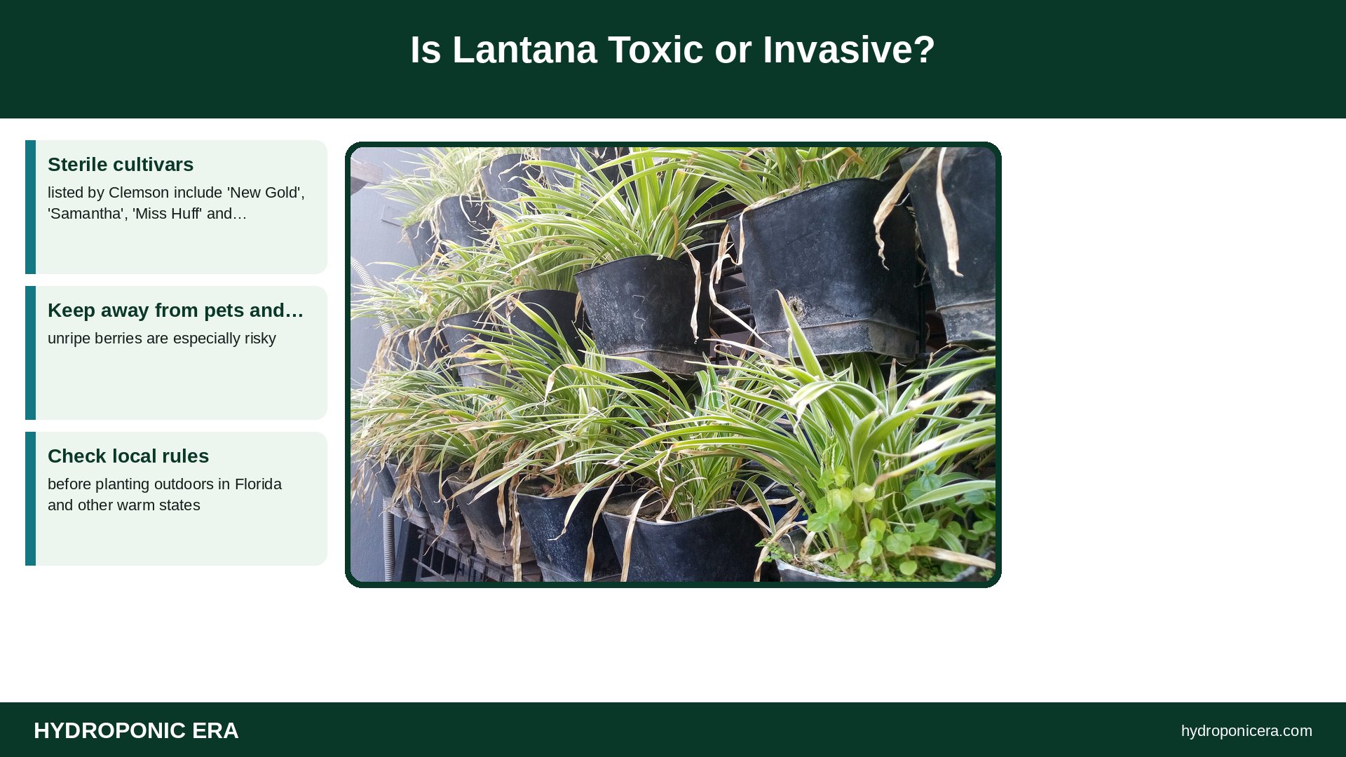 lantana cuttings in water — Is Lantana Toxic or Invasive?