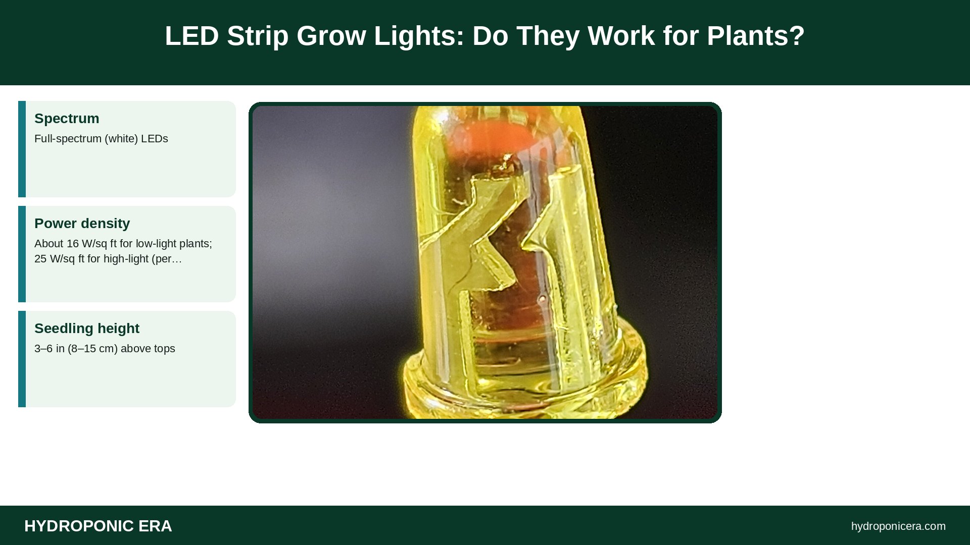 led strip grow lights — LED Strip Grow Lights: Do They Work for Plants?