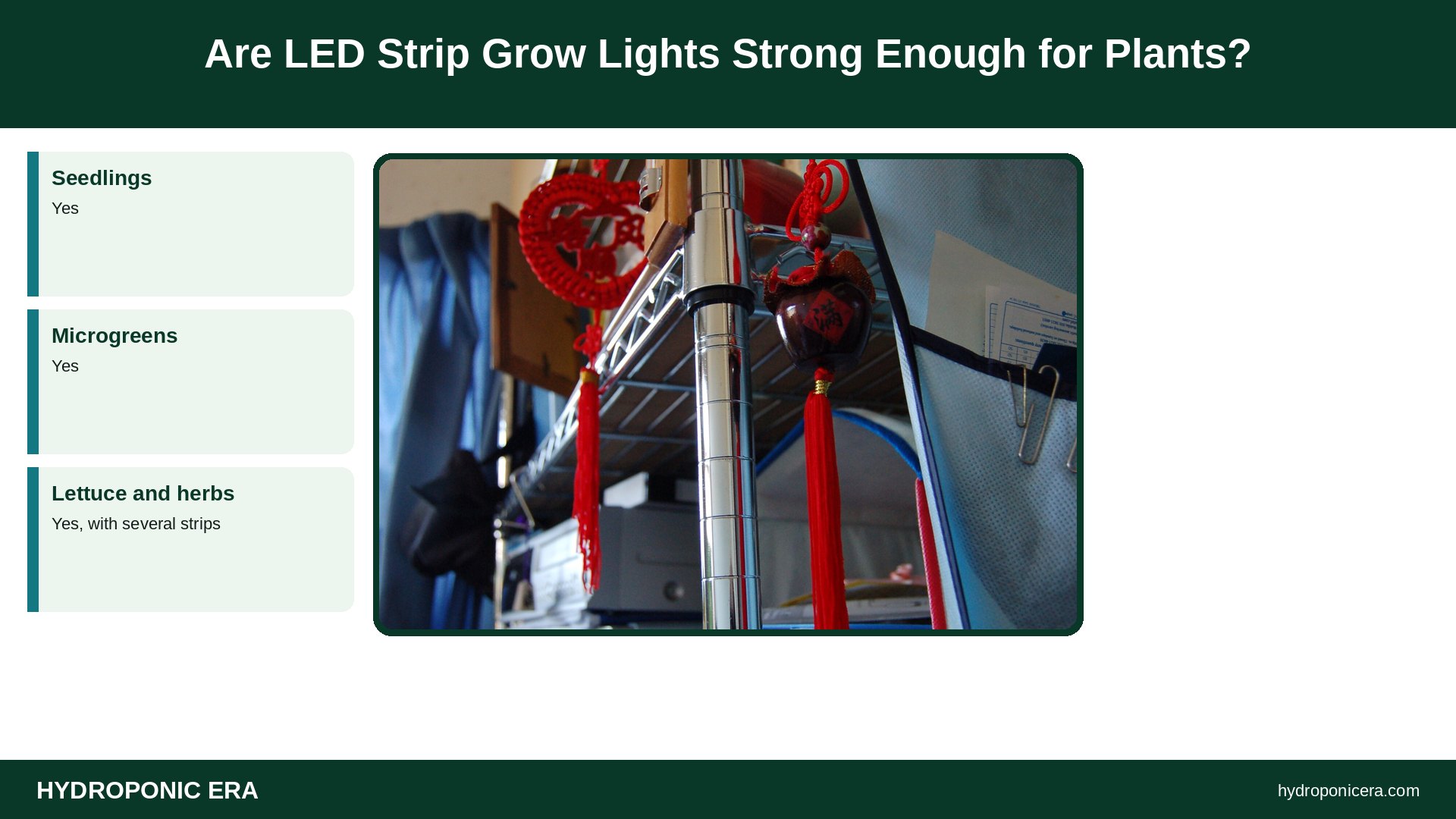 led strip grow lights — Are LED Strip Grow Lights Strong Enough for Plants?