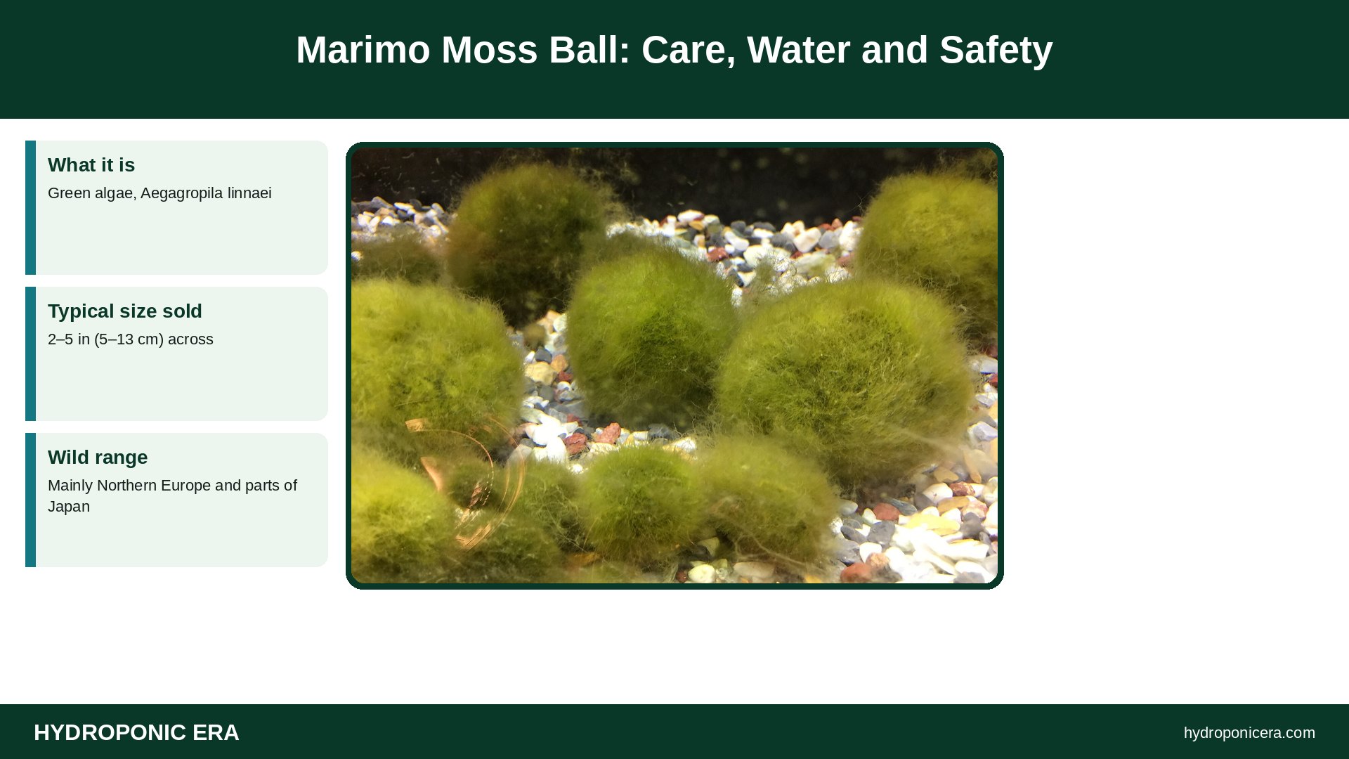marimo moss ball — Marimo Moss Ball: Care, Water and Safety