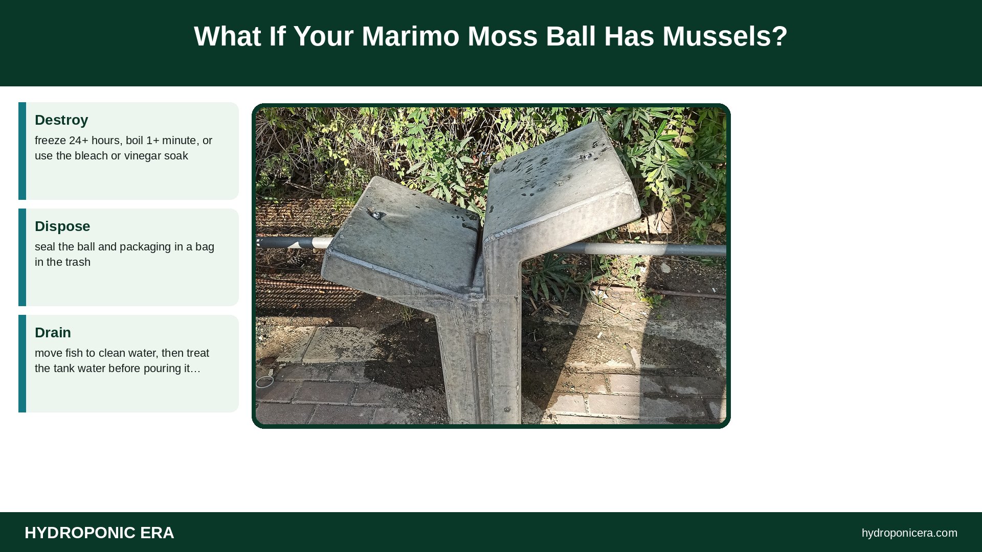 marimo moss ball — What If Your Marimo Moss Ball Has Mussels?