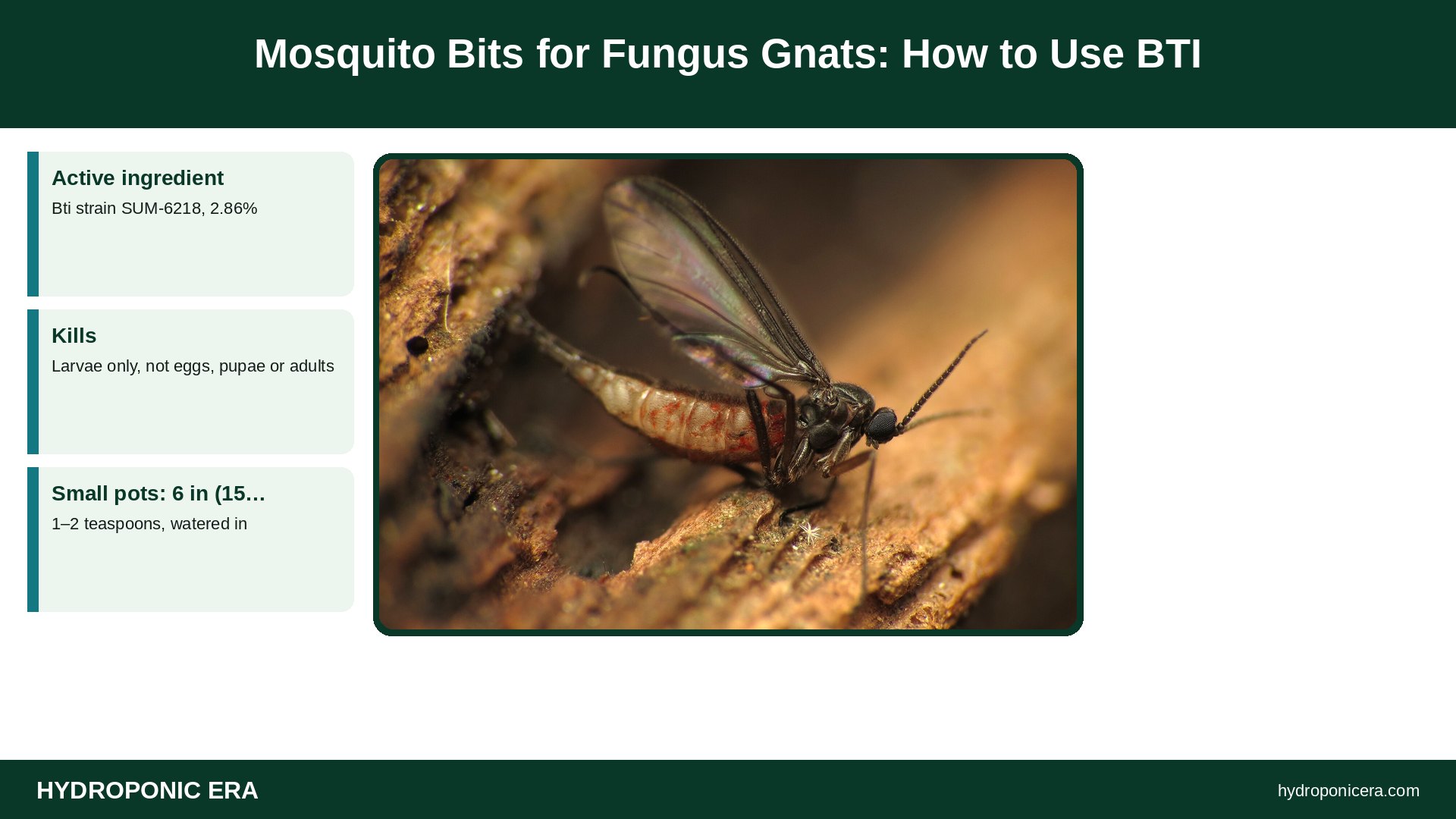 mosquito bits for fungus gnats — Mosquito Bits for Fungus Gnats: How to Use BTI