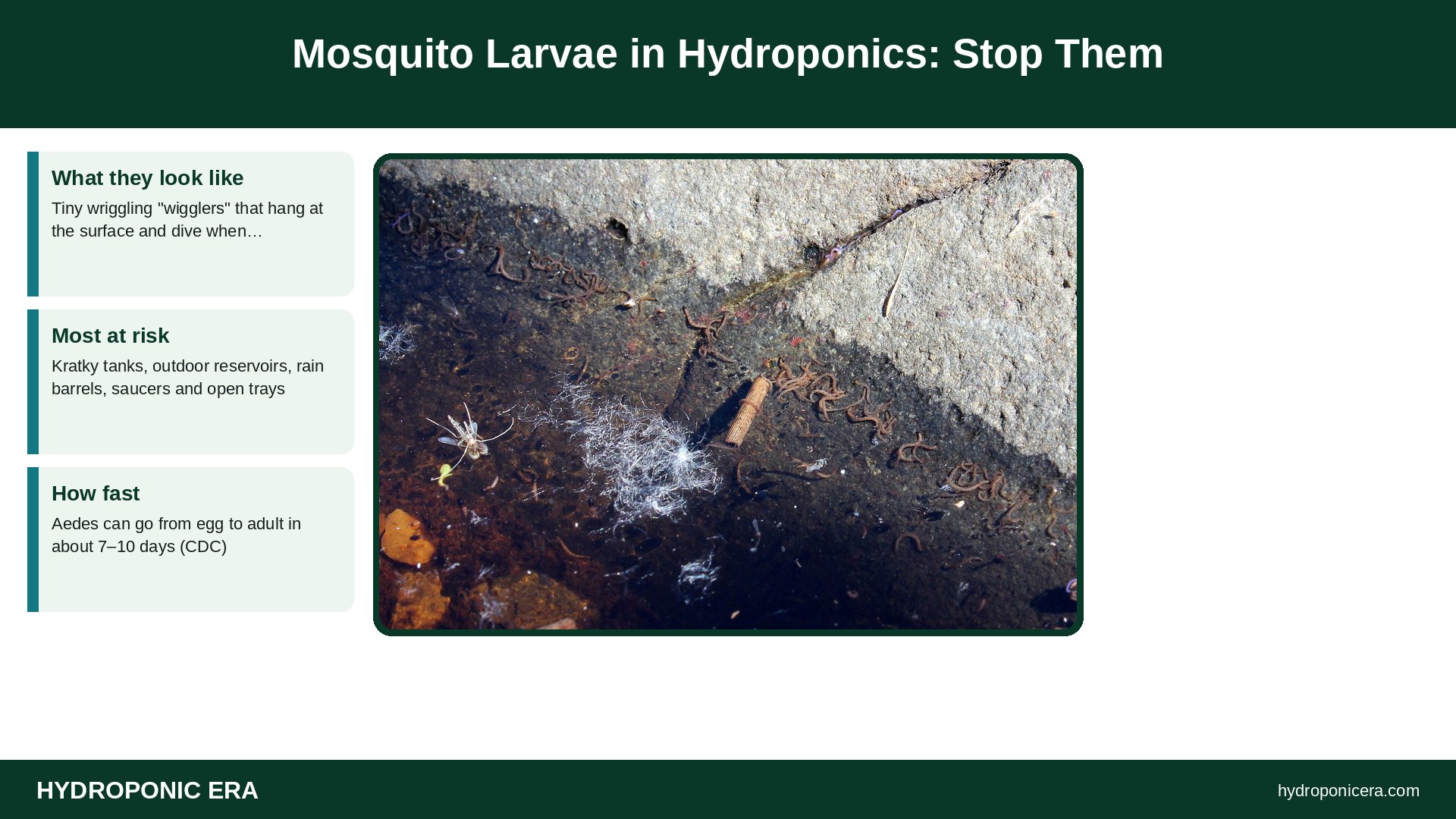 mosquito larvae in hydroponics — Mosquito Larvae in Hydroponics: Stop Them