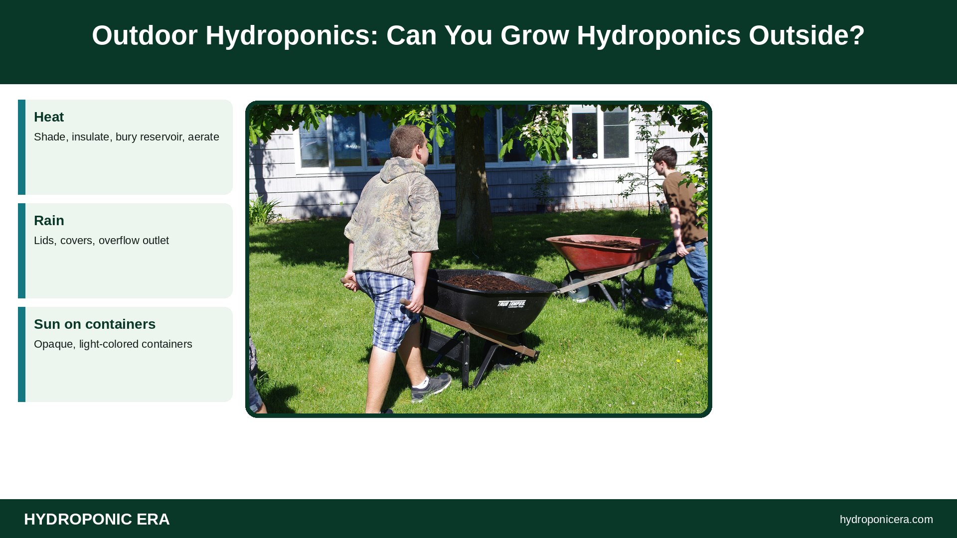 outdoor hydroponics — Outdoor Hydroponics: Can You Grow Hydroponics Outside?