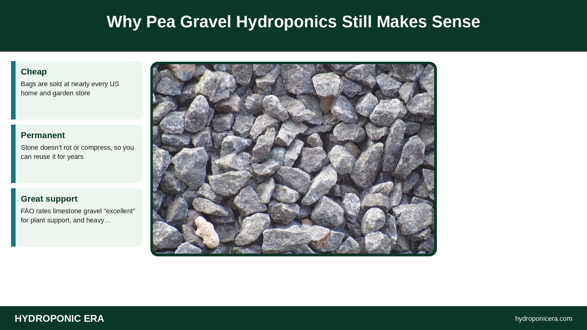 pea gravel hydroponics — Why Pea Gravel Hydroponics Still Makes Sense