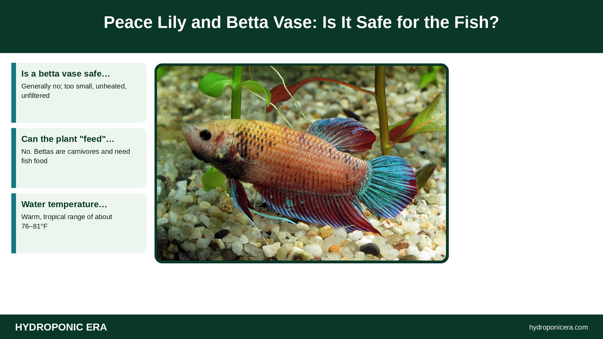 betta vase — Peace Lily and Betta Vase: Is It Safe for the Fish?