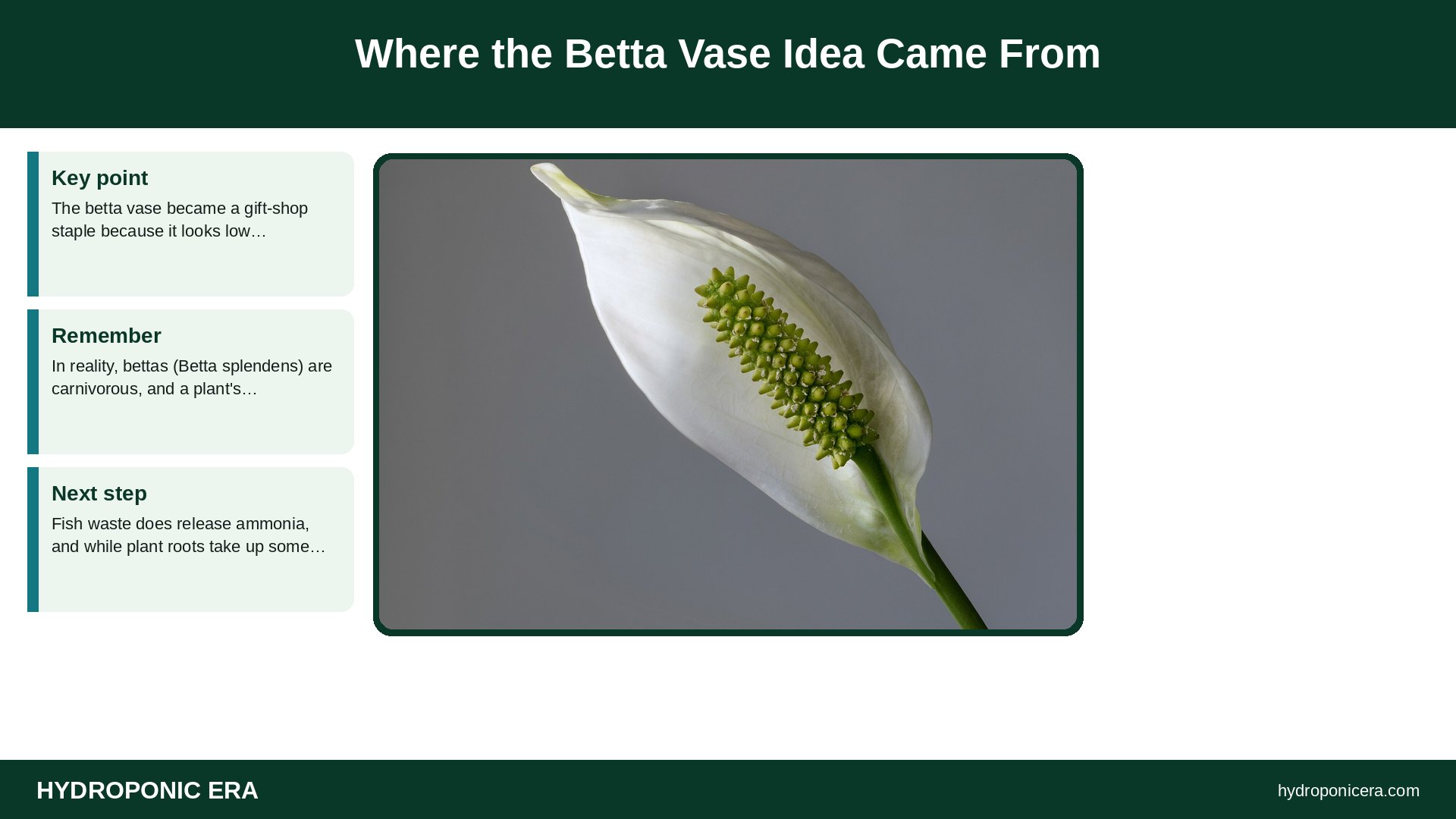 betta vase — Where the Betta Vase Idea Came From