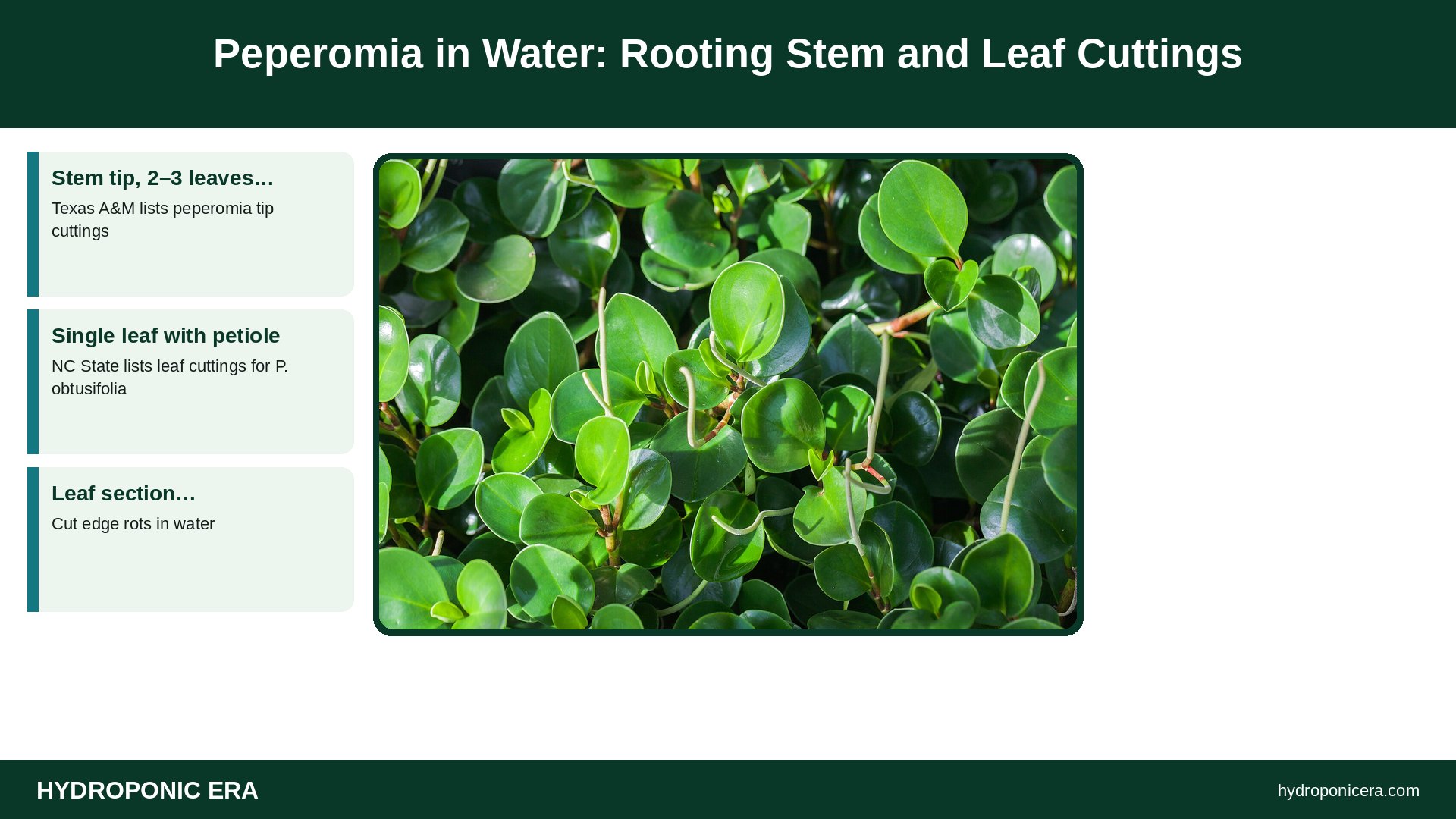 peperomia in water — Peperomia in Water: Rooting Stem and Leaf Cuttings
