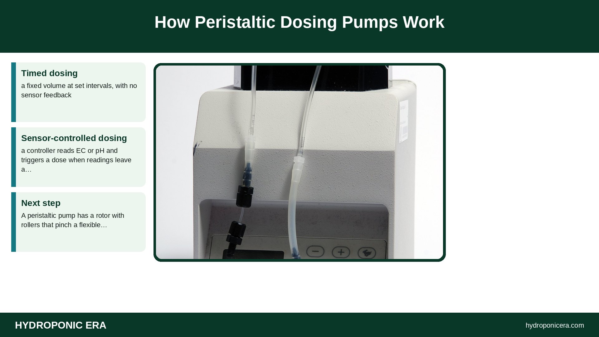 dosing pumps — How Peristaltic Dosing Pumps Work