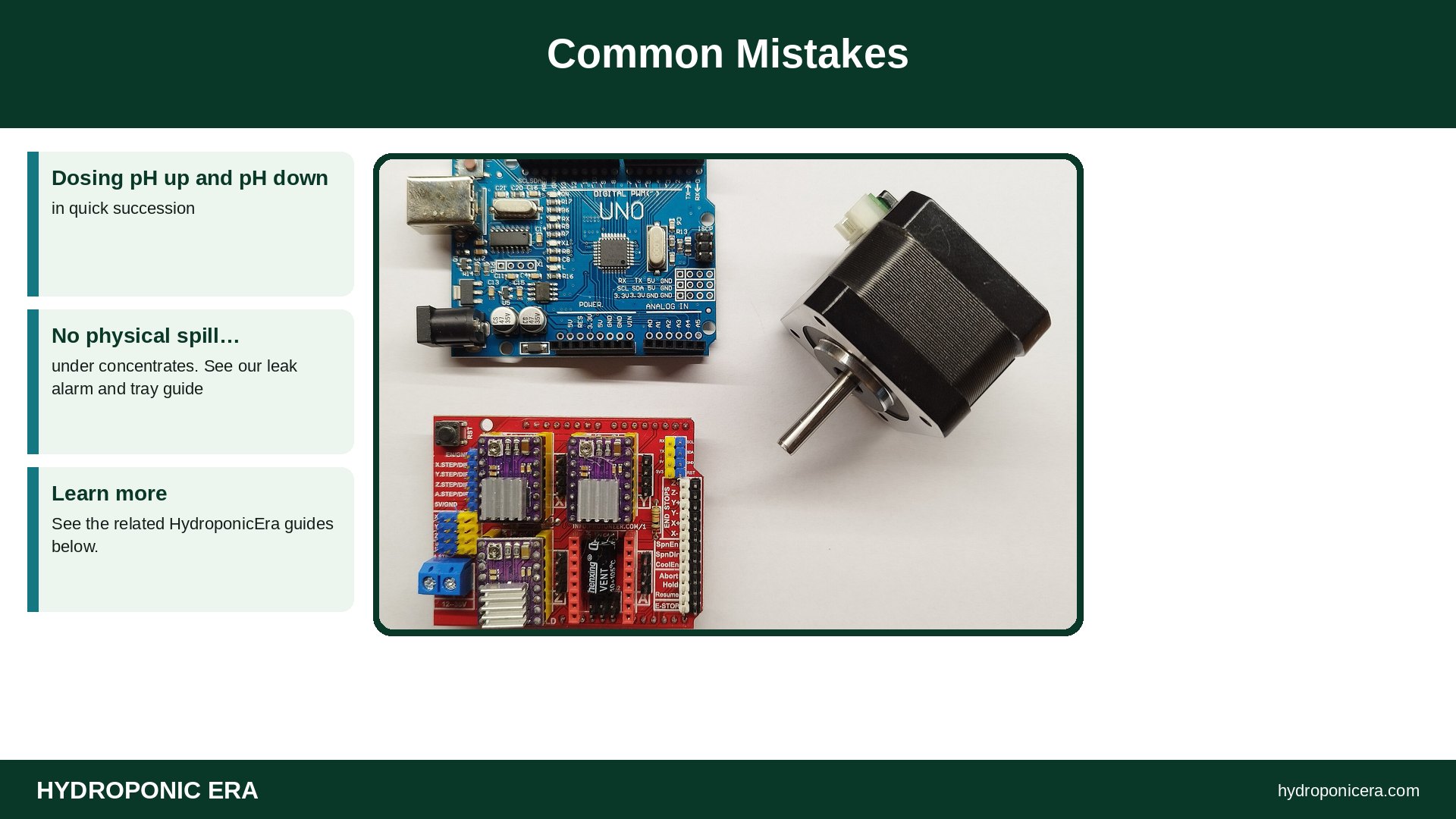 dosing pumps — Common Mistakes