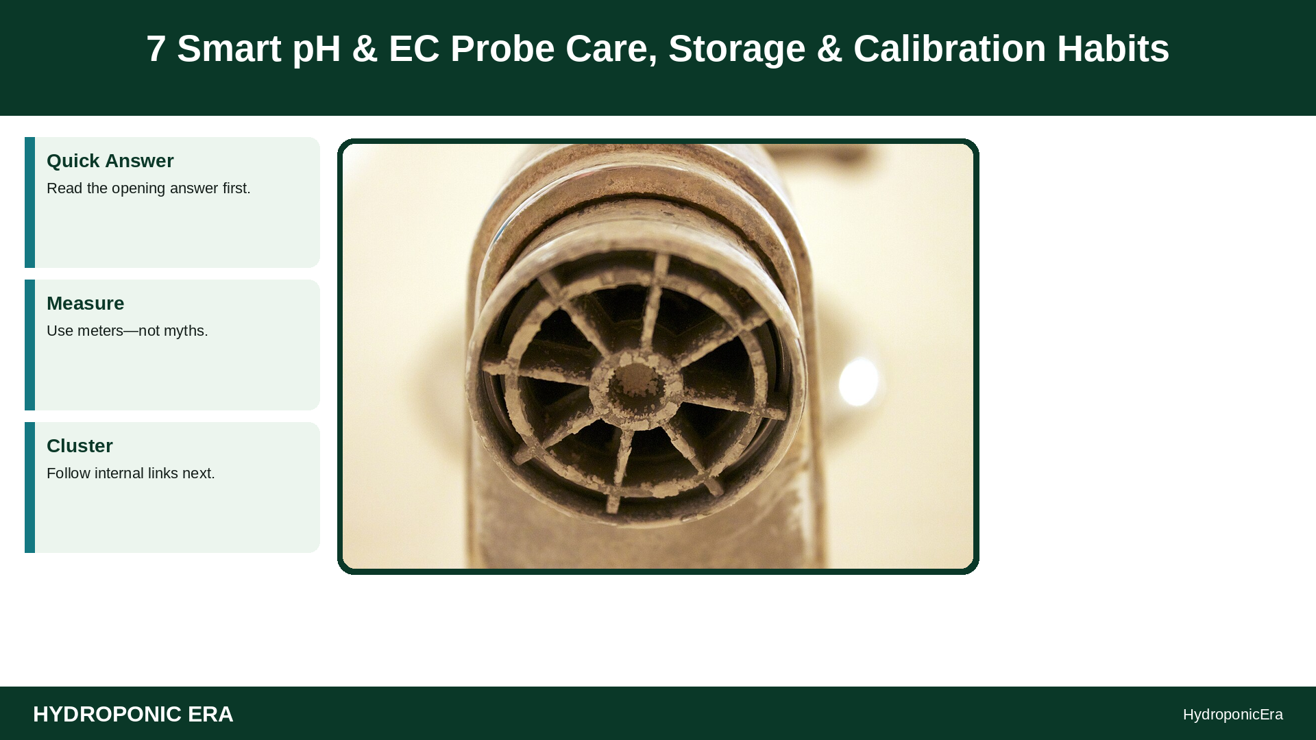 ph ec probe care storage calibration — 7 Smart pH & EC Probe Care, Storage & Calibration Habits