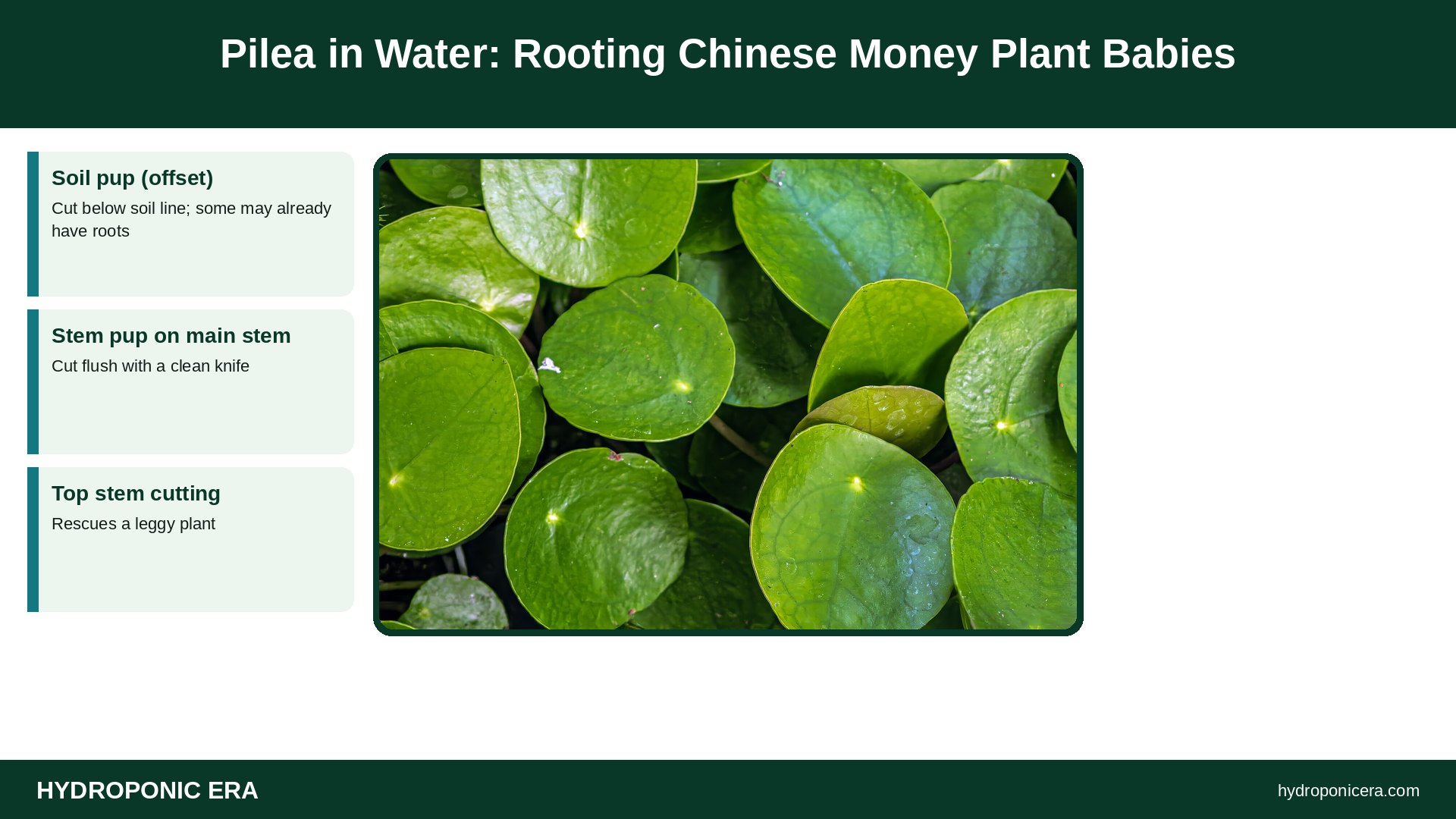 pilea in water — Pilea in Water: Rooting Chinese Money Plant Babies