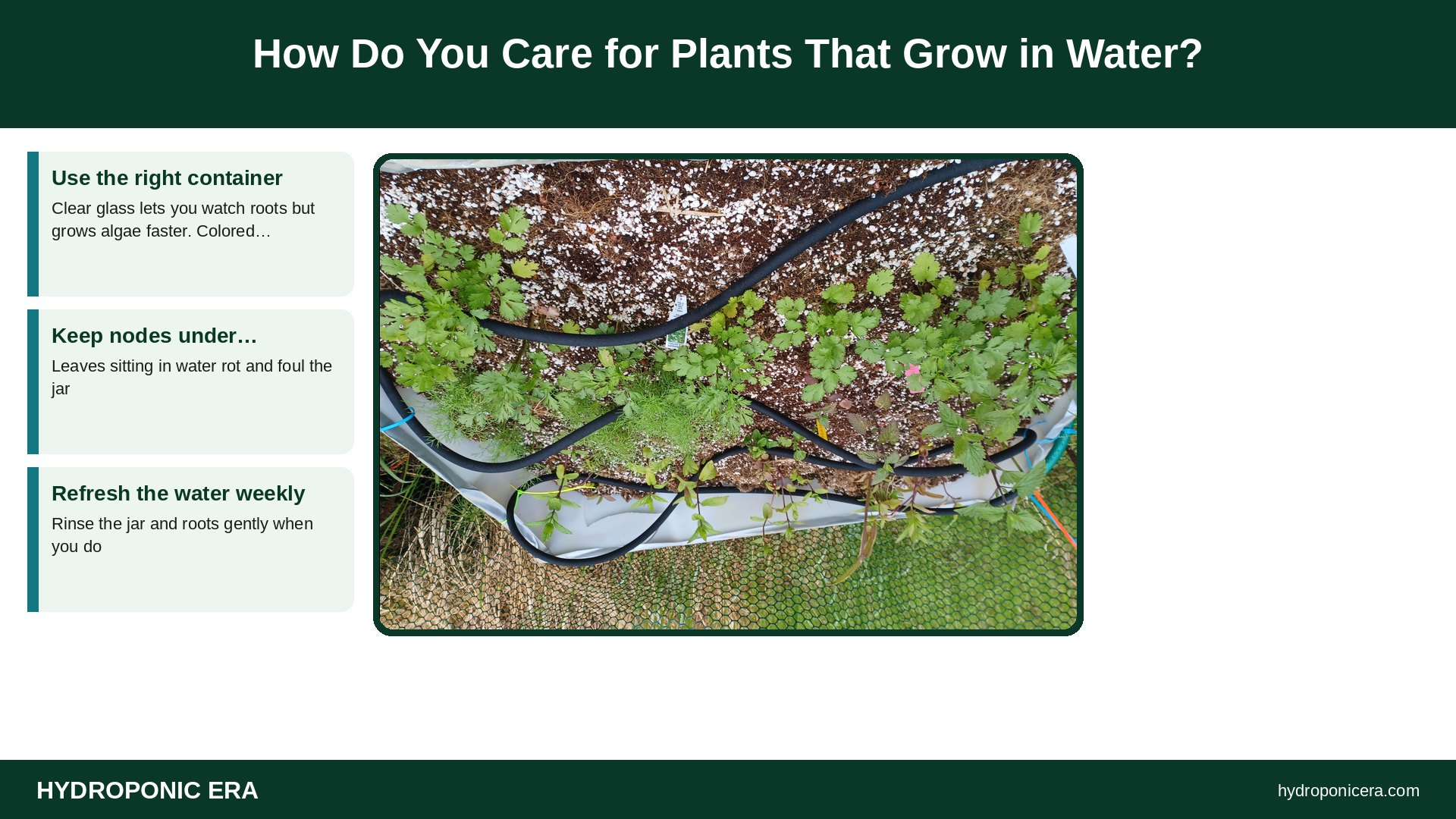 plants that grow in water — How Do You Care for Plants That Grow in Water?