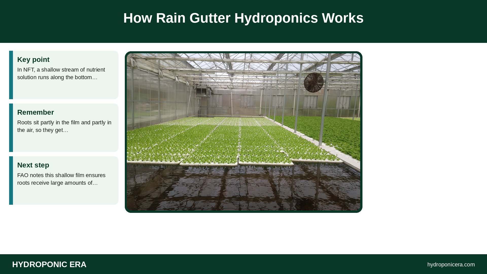 rain gutter hydroponics — How Rain Gutter Hydroponics Works