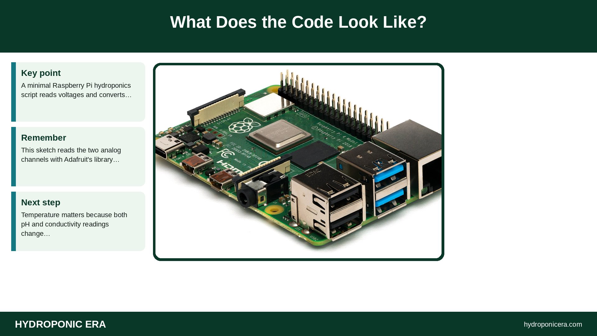 raspberry pi hydroponics — What Does the Code Look Like?