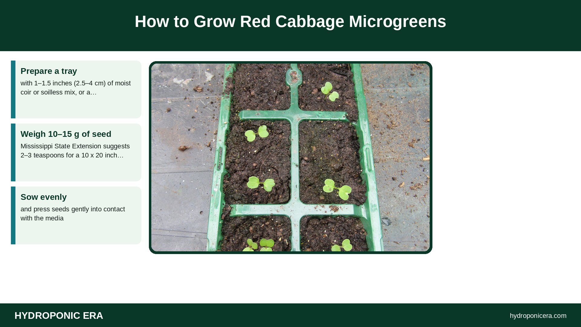 red cabbage microgreens — How to Grow Red Cabbage Microgreens