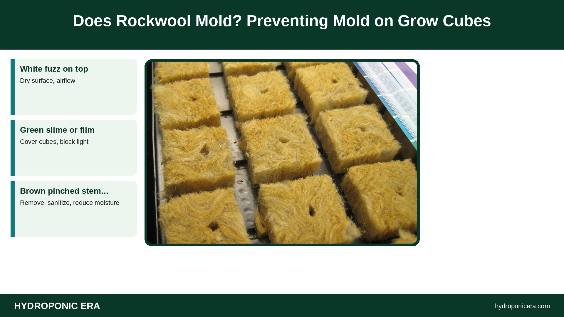 rockwool mold — Does Rockwool Mold? Preventing Mold on Grow Cubes