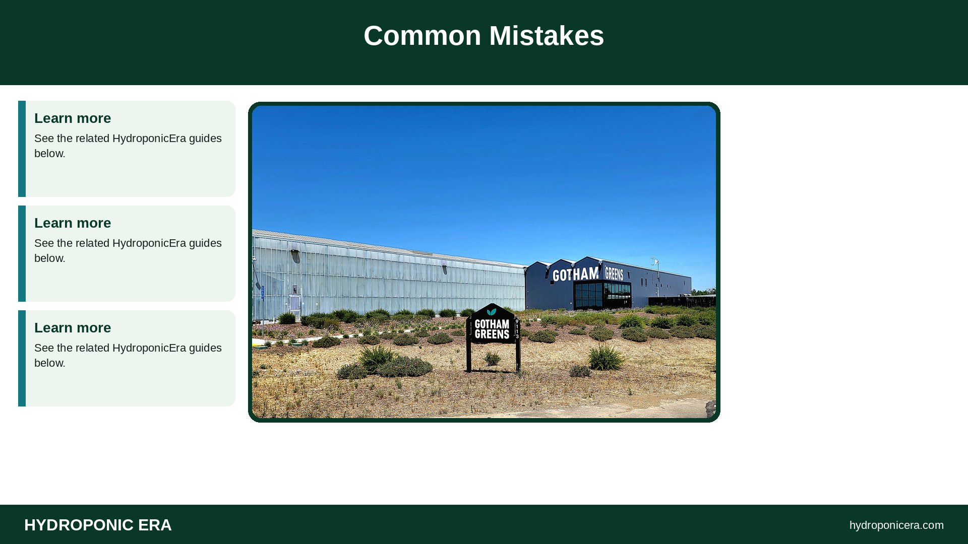 rooftop farming — Common Mistakes