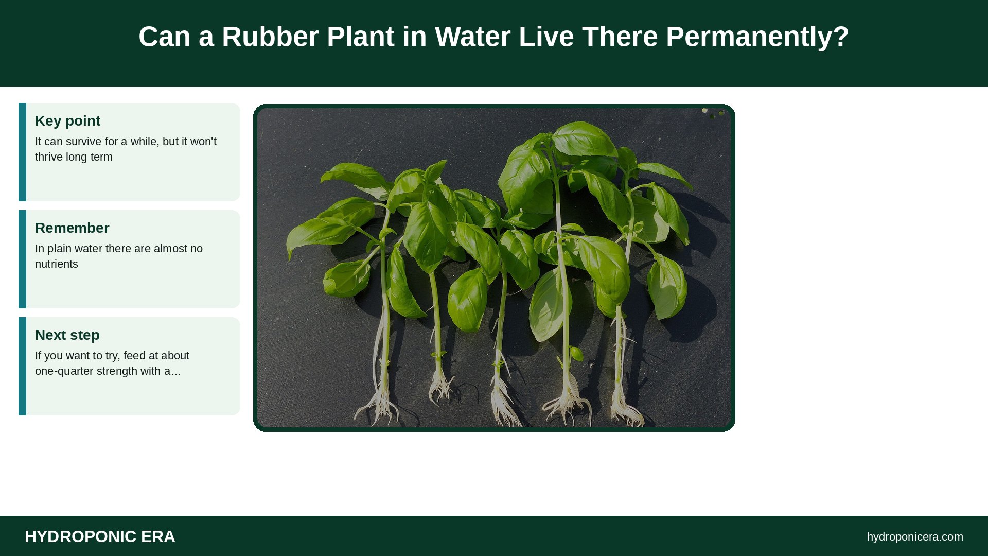 rubber plant in water — Can a Rubber Plant in Water Live There Permanently?