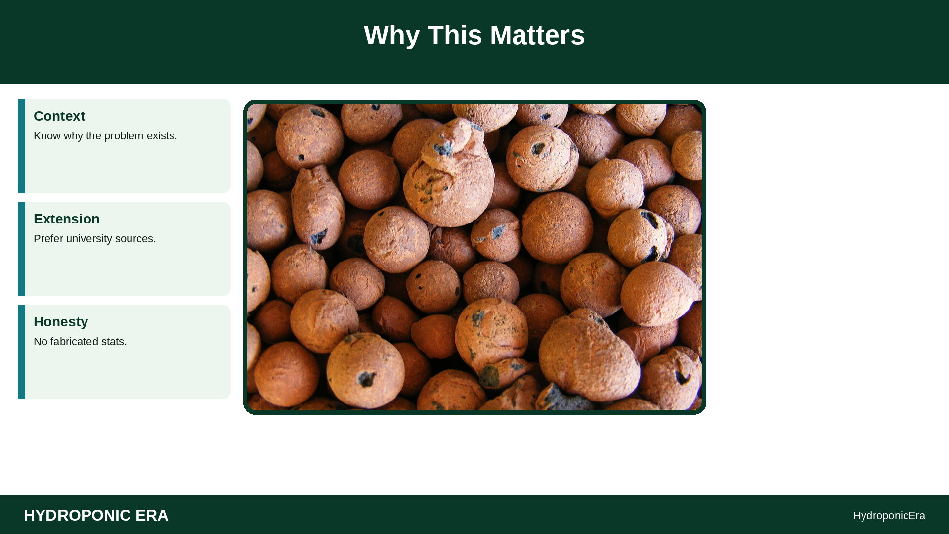salt crust media surface hydroponics — Why This Matters