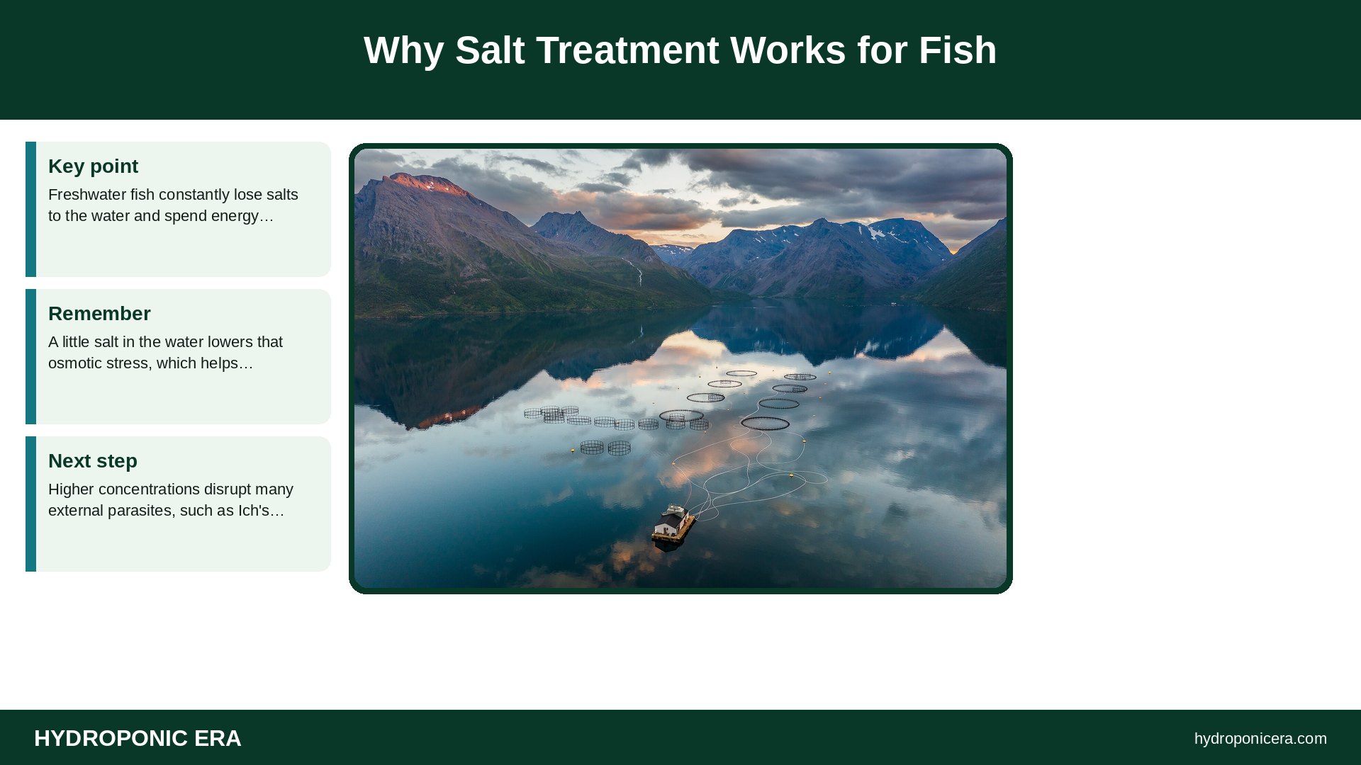salt treatment — Why Salt Treatment Works for Fish