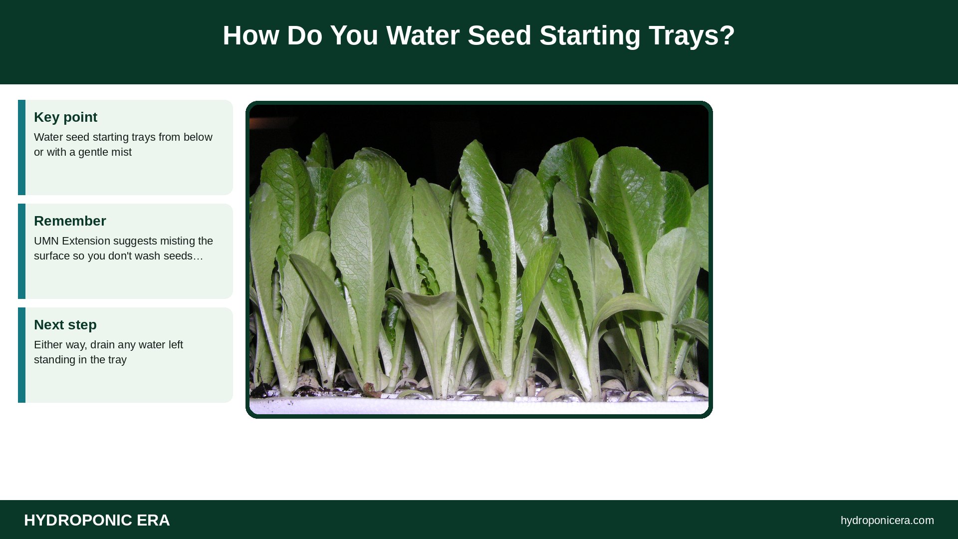 seed starting trays — How Do You Water Seed Starting Trays?