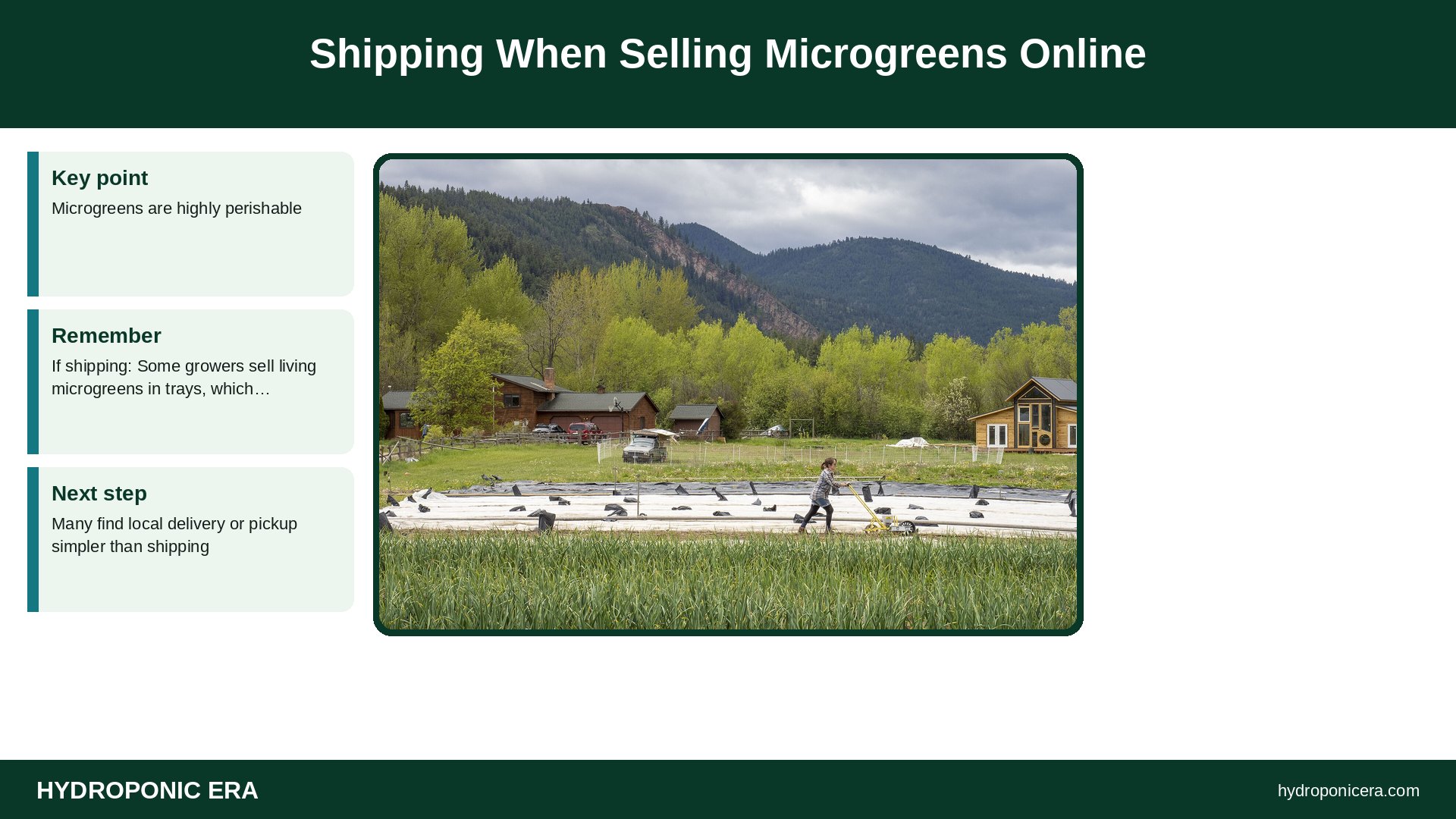 selling microgreens — Shipping When Selling Microgreens Online