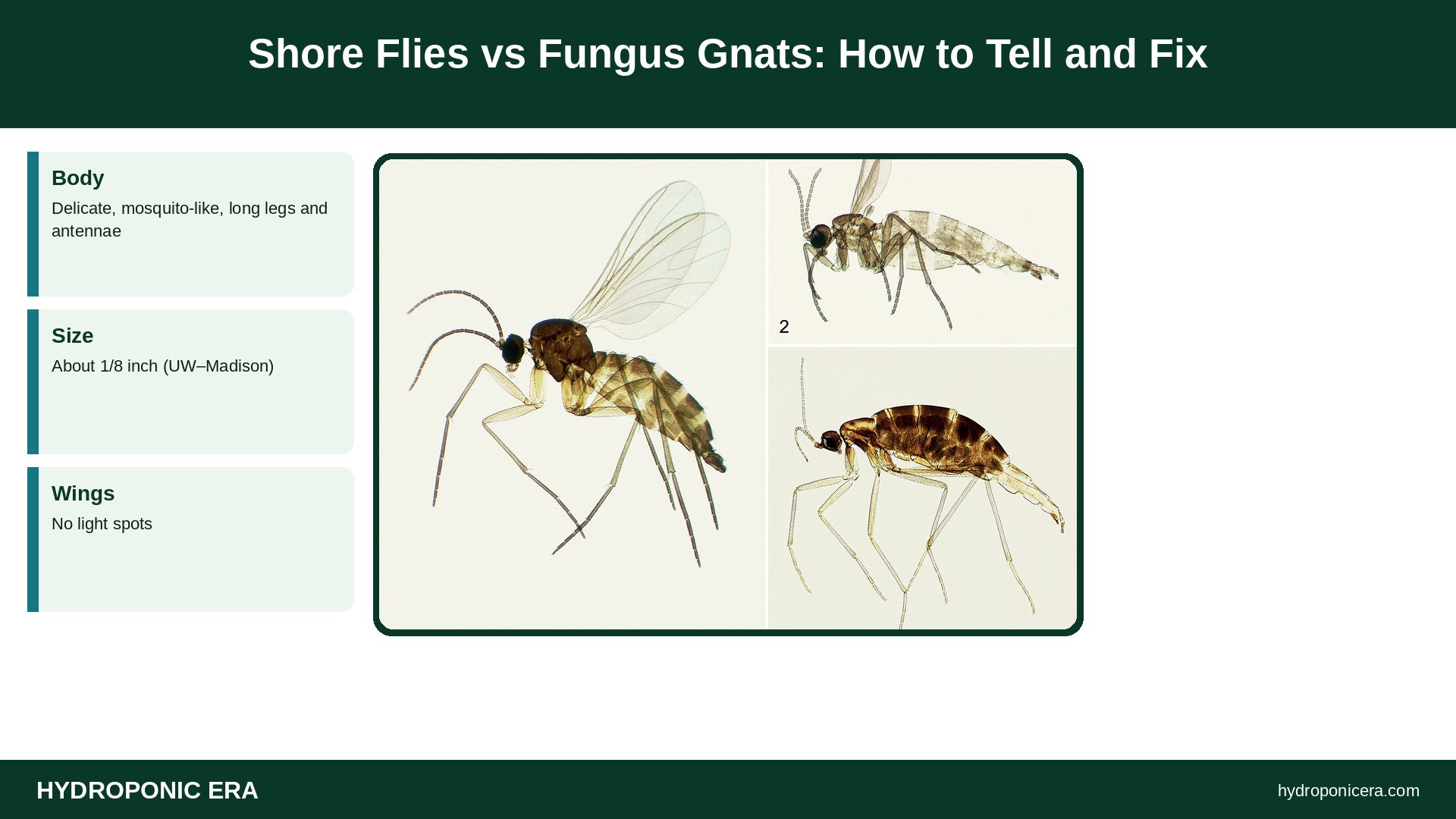 shore flies — Shore Flies vs Fungus Gnats: How to Tell and Fix
