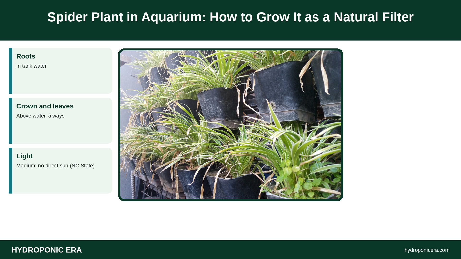 spider plant in aquarium — Spider Plant in Aquarium: How to Grow It as a Natural Filter