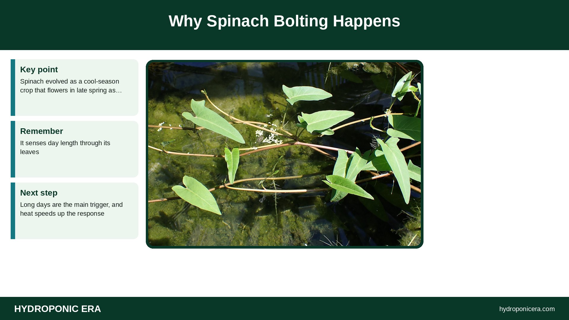 spinach bolting — Why Spinach Bolting Happens