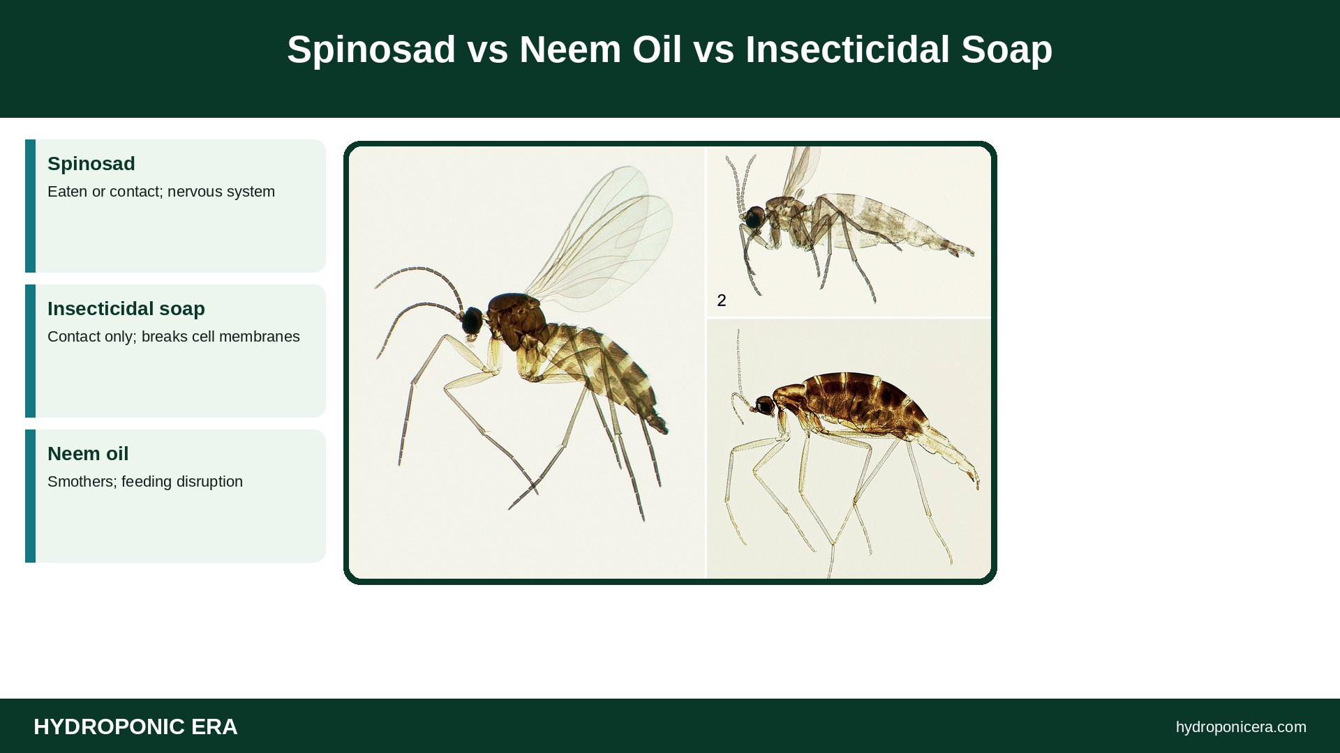 spinosad — Spinosad vs Neem Oil vs Insecticidal Soap