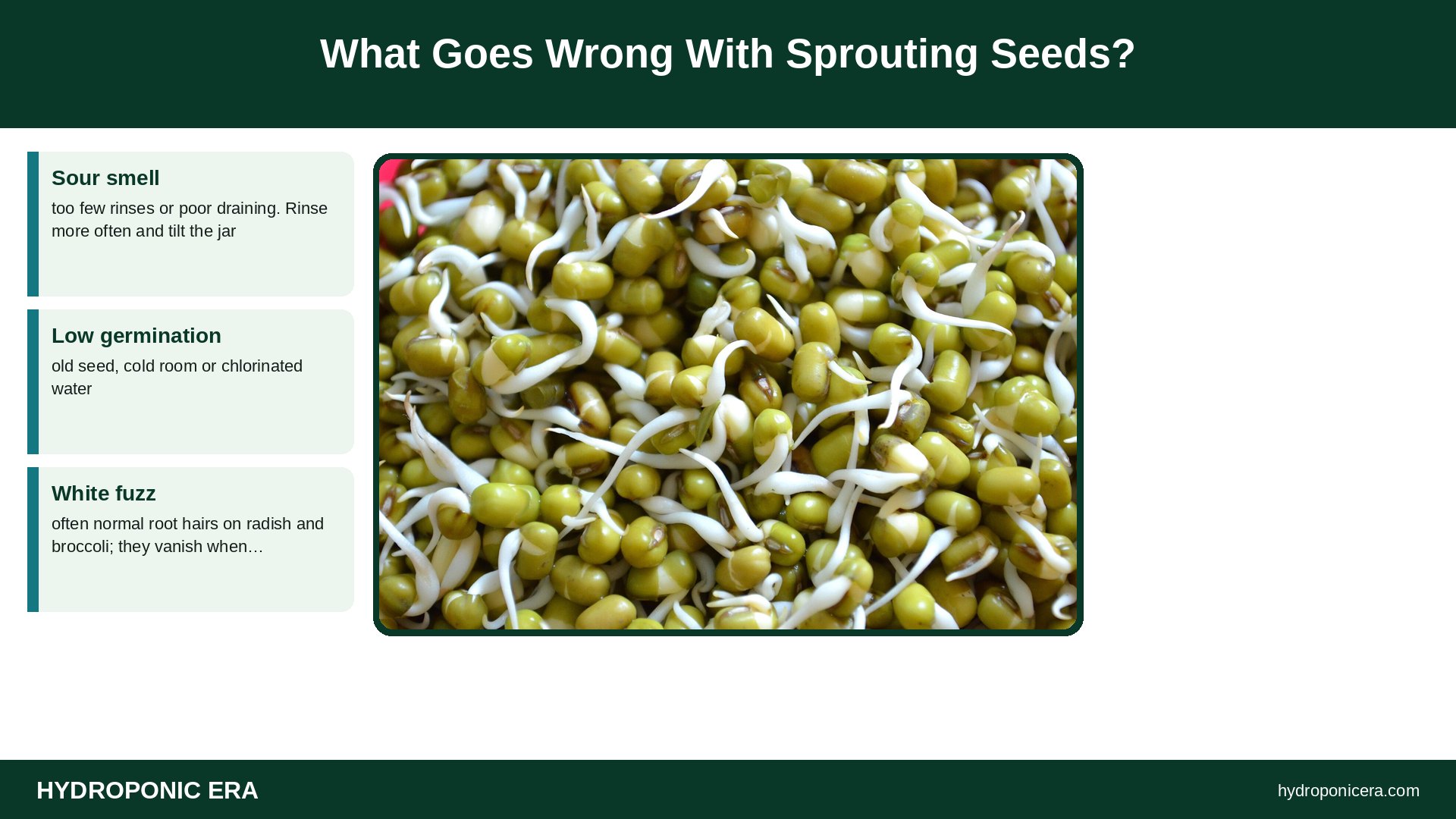 sprouting seeds — What Goes Wrong With Sprouting Seeds?