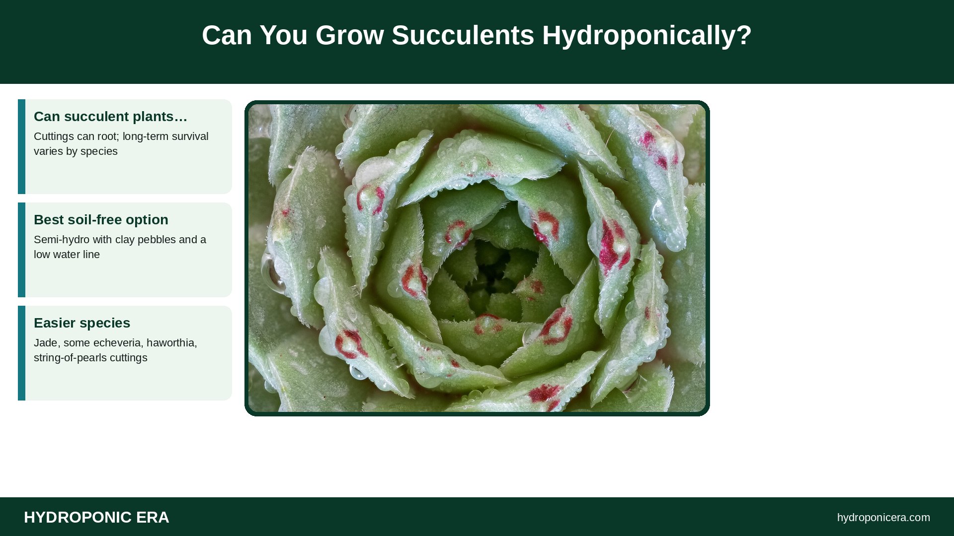 succulents — Can You Grow Succulents Hydroponically?