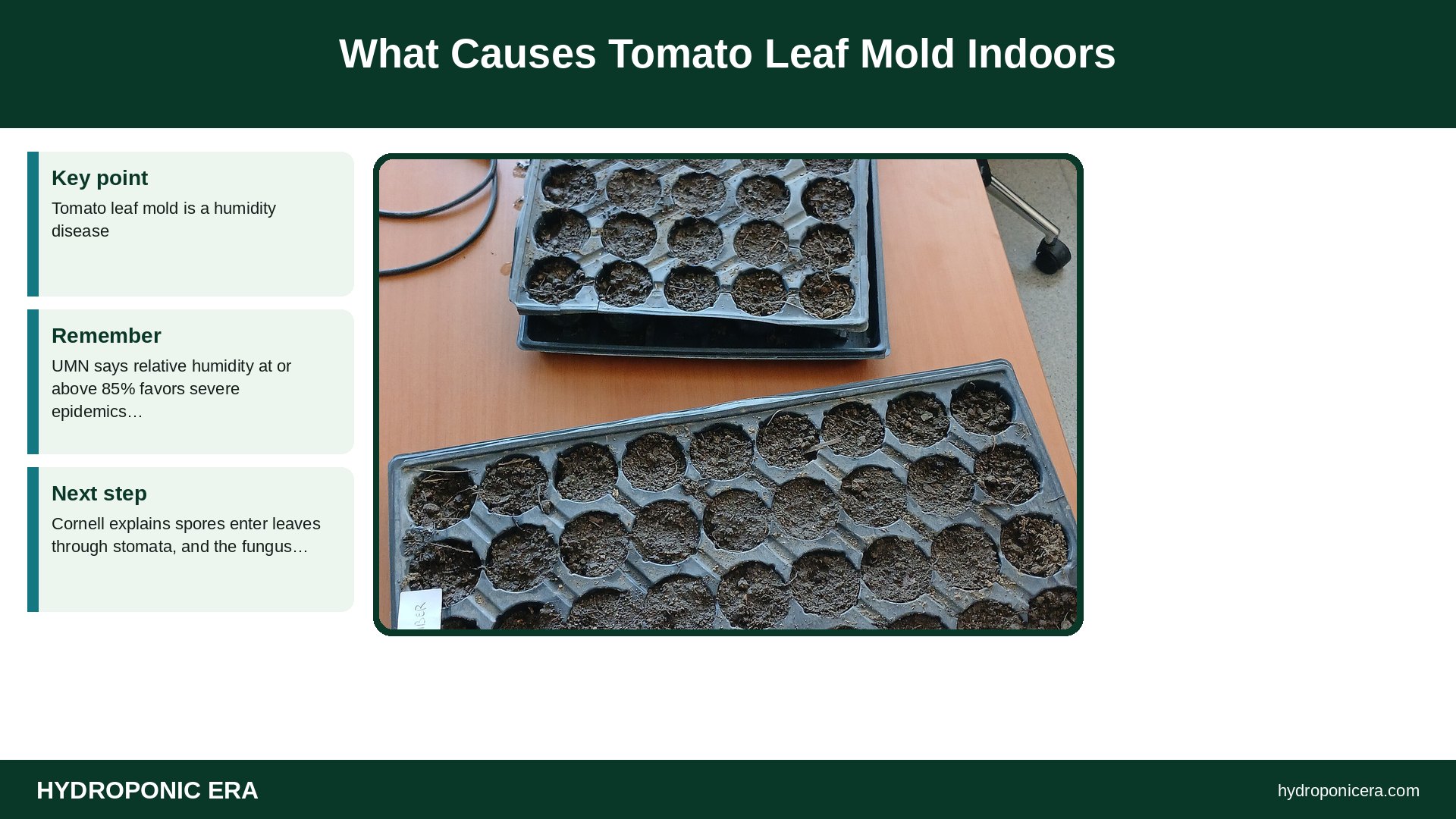 tomato leaf mold — What Causes Tomato Leaf Mold Indoors