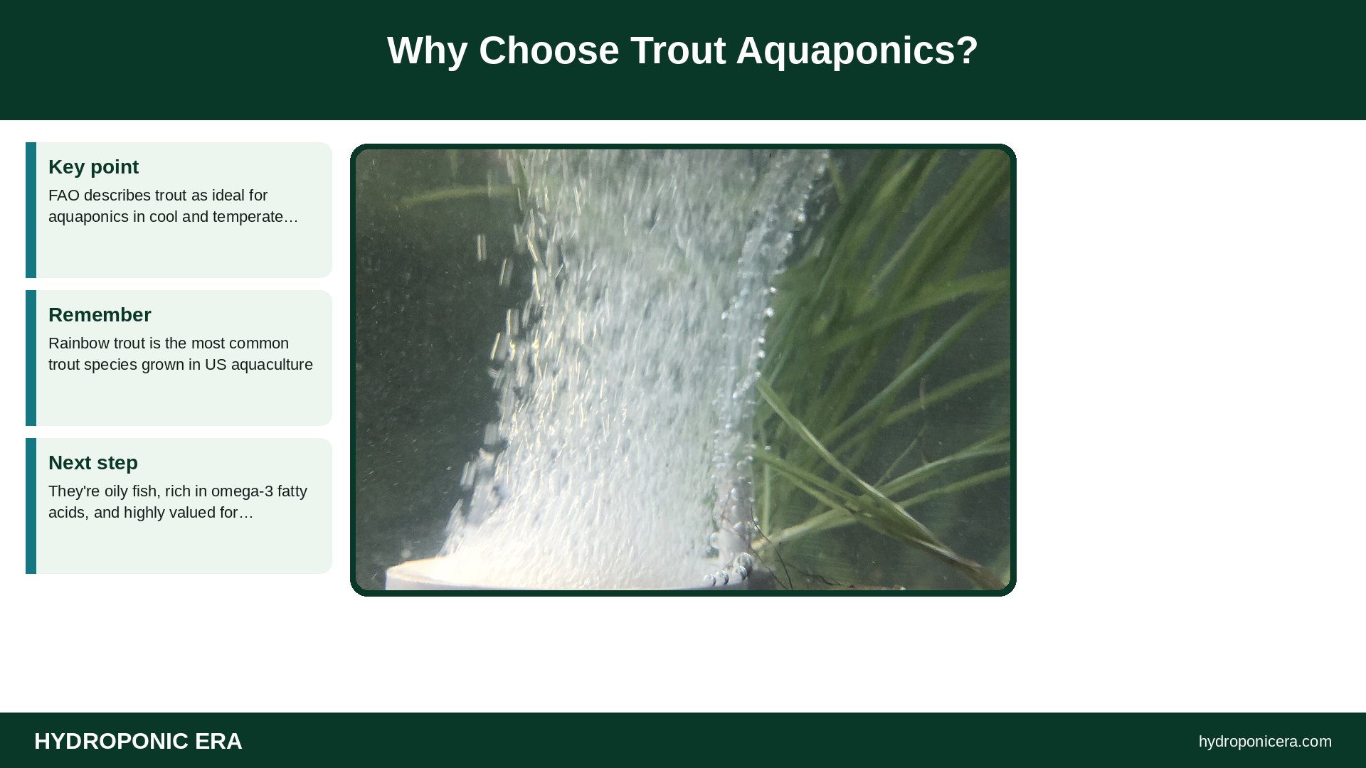 trout aquaponics — Why Choose Trout Aquaponics?