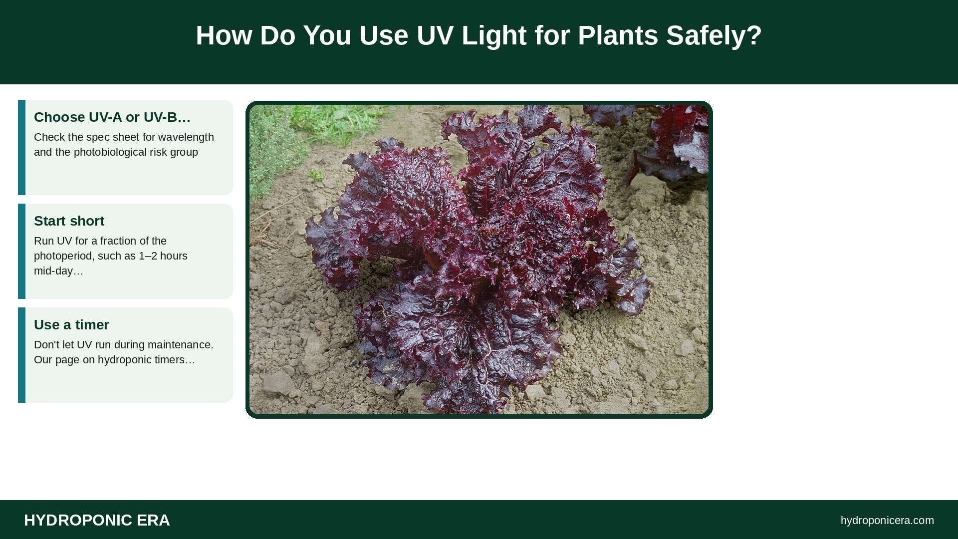 uv light for plants — How Do You Use UV Light for Plants Safely?