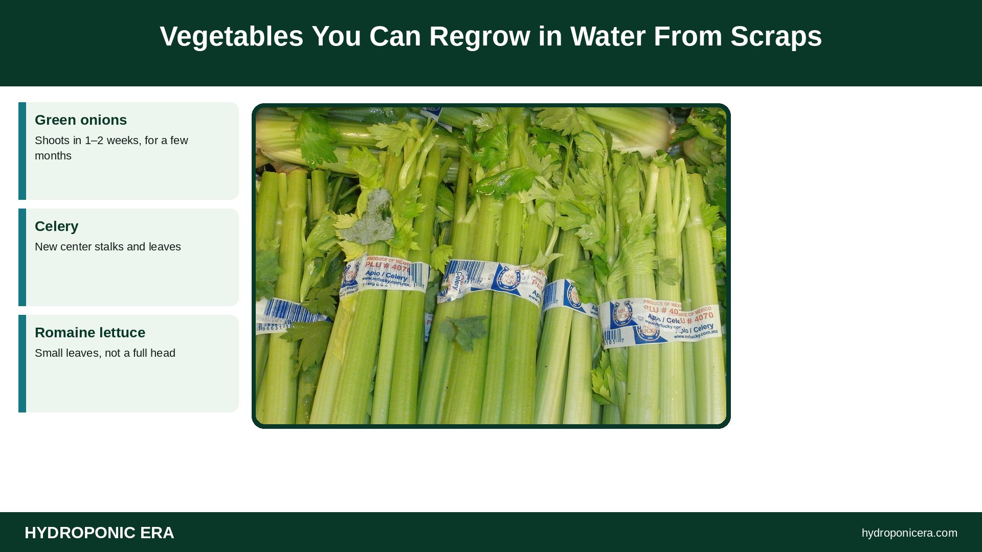 vegetables you can regrow in water — Vegetables You Can Regrow in Water From Scraps