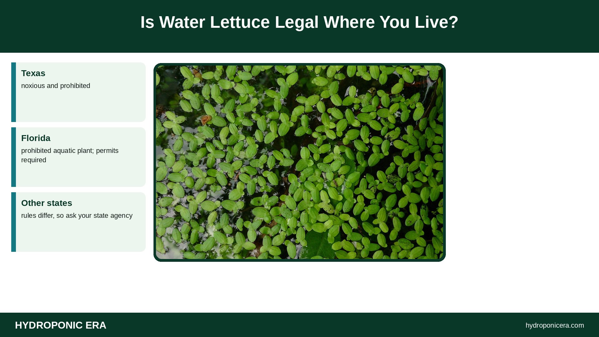 water lettuce — Is Water Lettuce Legal Where You Live?