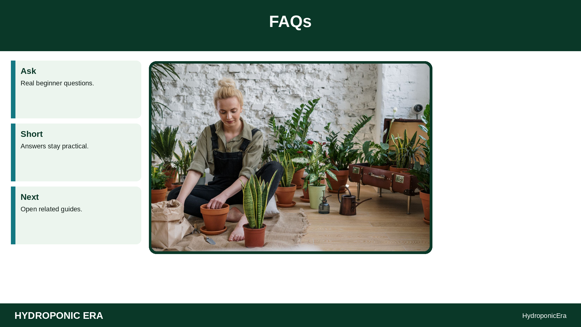 weekly herb bundle sku design hydroponics — FAQs