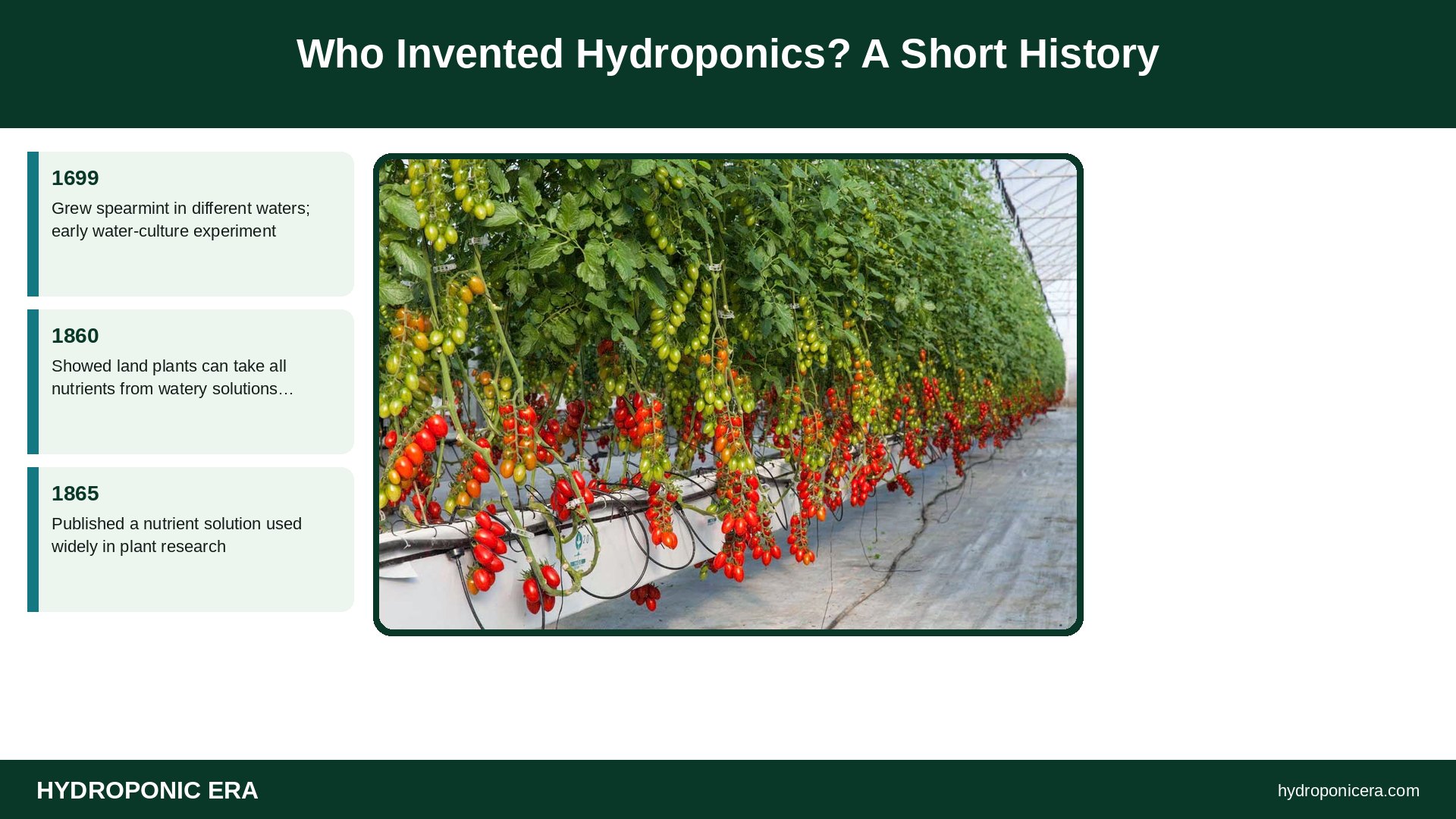 who invented hydroponics — Who Invented Hydroponics? A Short History
