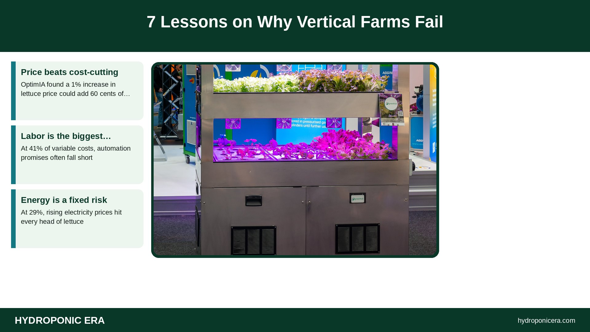 why vertical farms fail — 7 Lessons on Why Vertical Farms Fail
