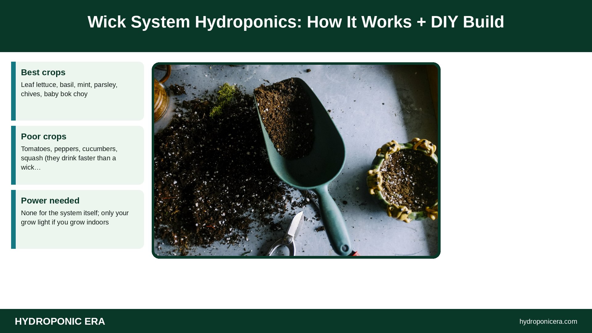 wick system hydroponics — Wick System Hydroponics: How It Works + DIY Build