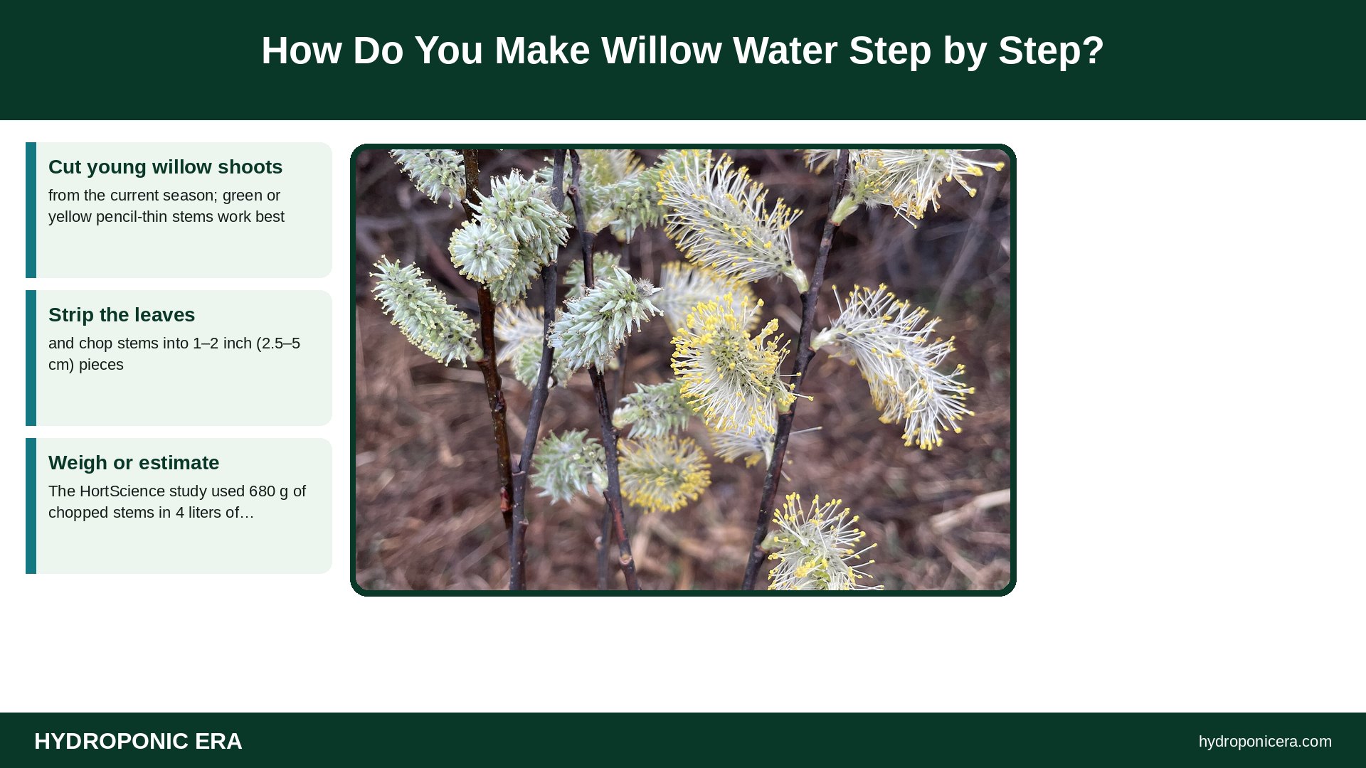 willow water — How Do You Make Willow Water Step by Step?